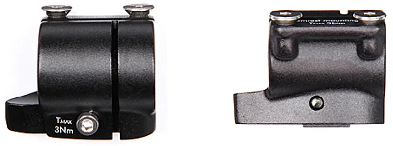 3T Basebar Extension Armrest Clamps Black