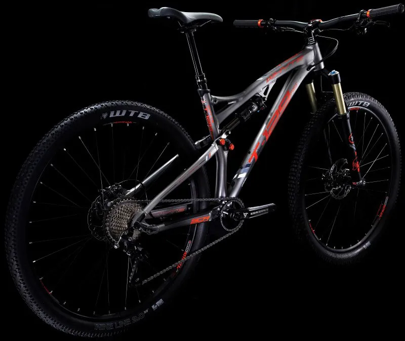 Whyte T129 RS 29er Mountain Bike 2016 Matt Zinc/Orange/Black-1