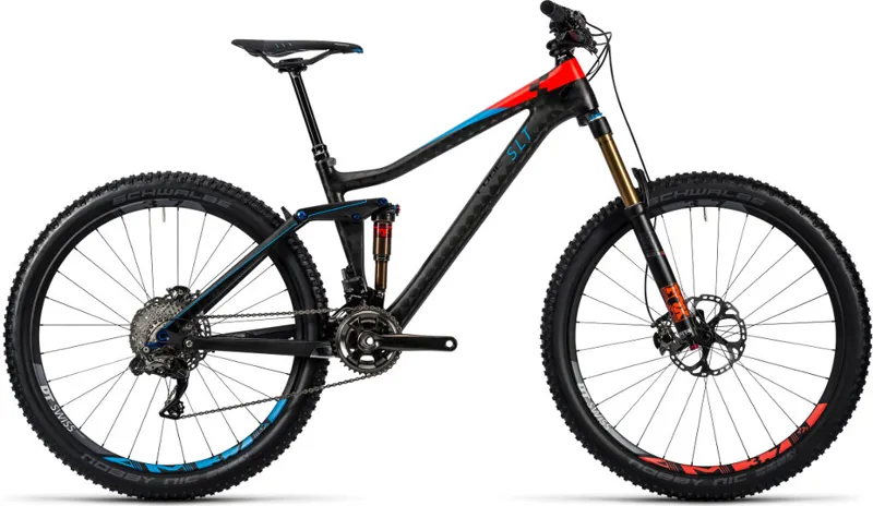Cube Stereo 140 C:68 SLT 650b Mountain Bike 2016 Zero Black