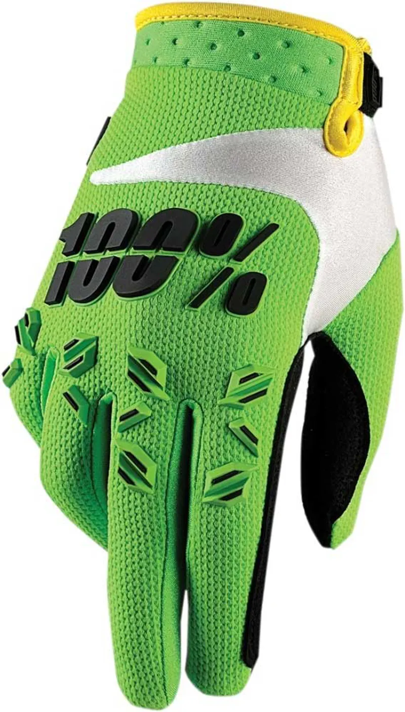 100 Percent Airmatic Glove Youth Lime Green