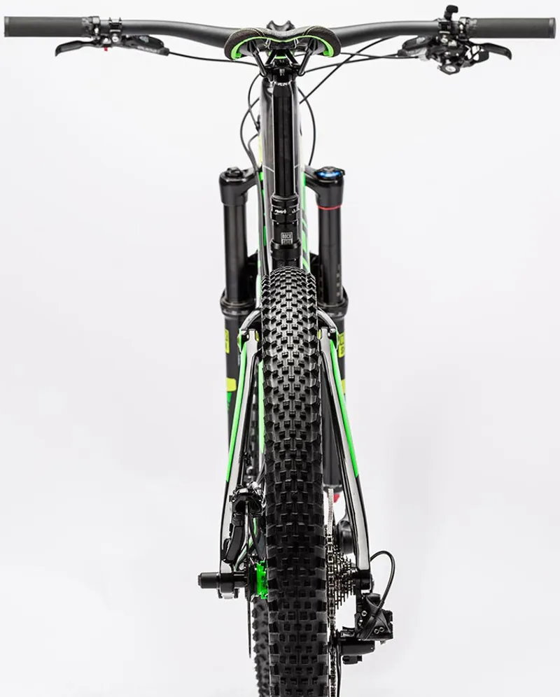 Cube Stereo 140 C:62 SL 650b Mountain Bike 2016 Carbon/Green-3