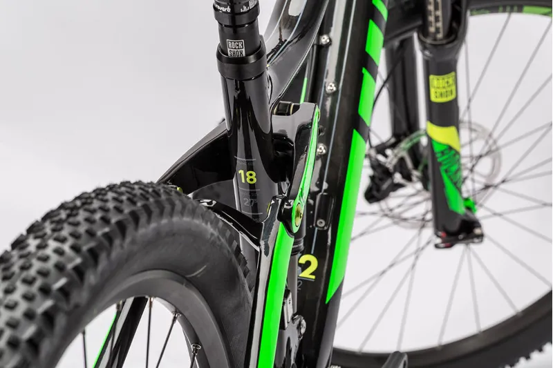 Cube Stereo 140 C:62 SL 650b Mountain Bike 2016 Carbon/Green-6