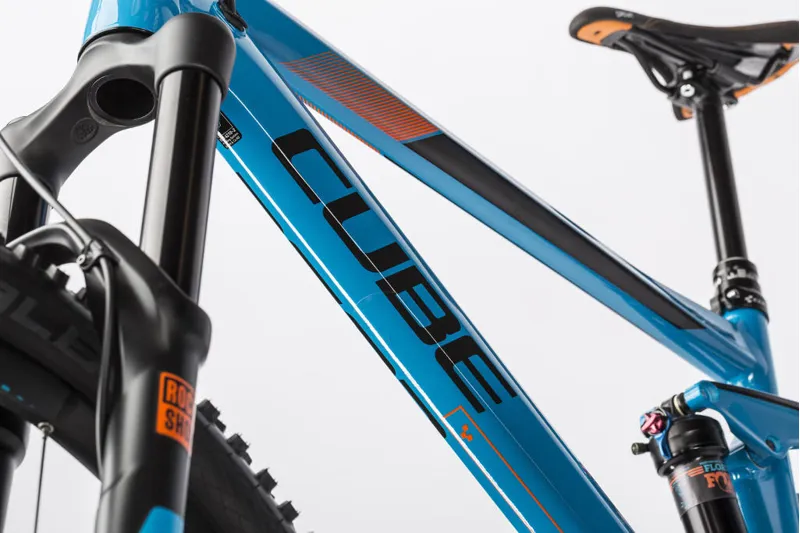 Cube Stereo 160 HPA TM 650b Mountain Bike 2016 Blue/Orange-4