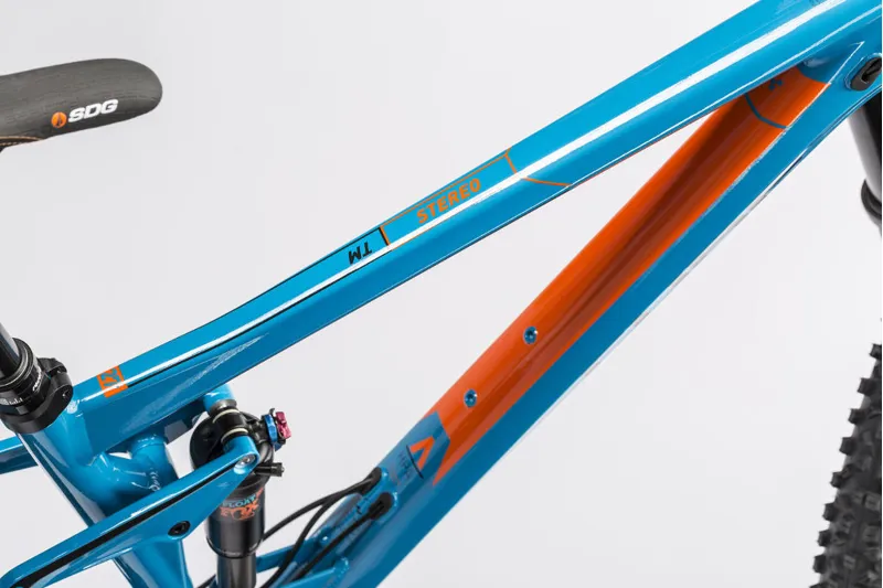 Cube Stereo 160 HPA TM 650b Mountain Bike 2016 Blue/Orange-1