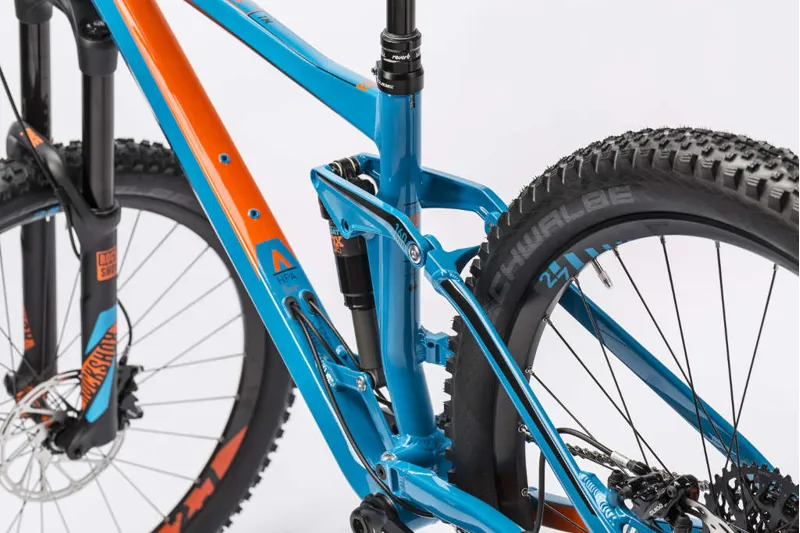 Cube Stereo 160 HPA TM 650b Mountain Bike 2016 Blue/Orange-5