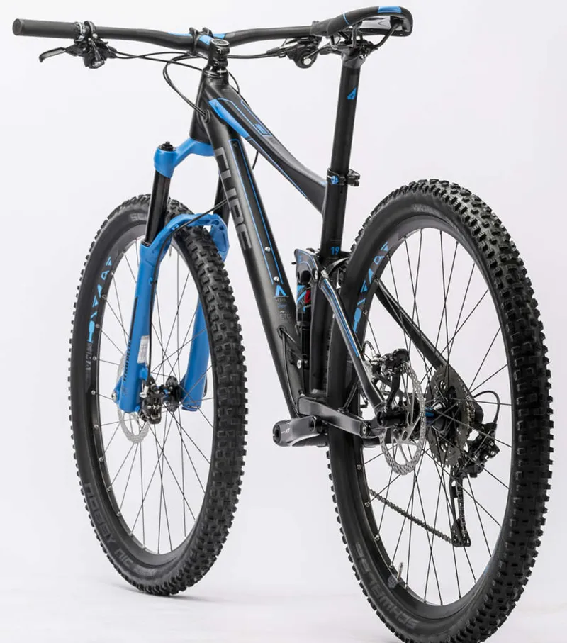 Cube Stereo 120 HPA Race 650b Mountain Bike 2016 Black/Blue-4