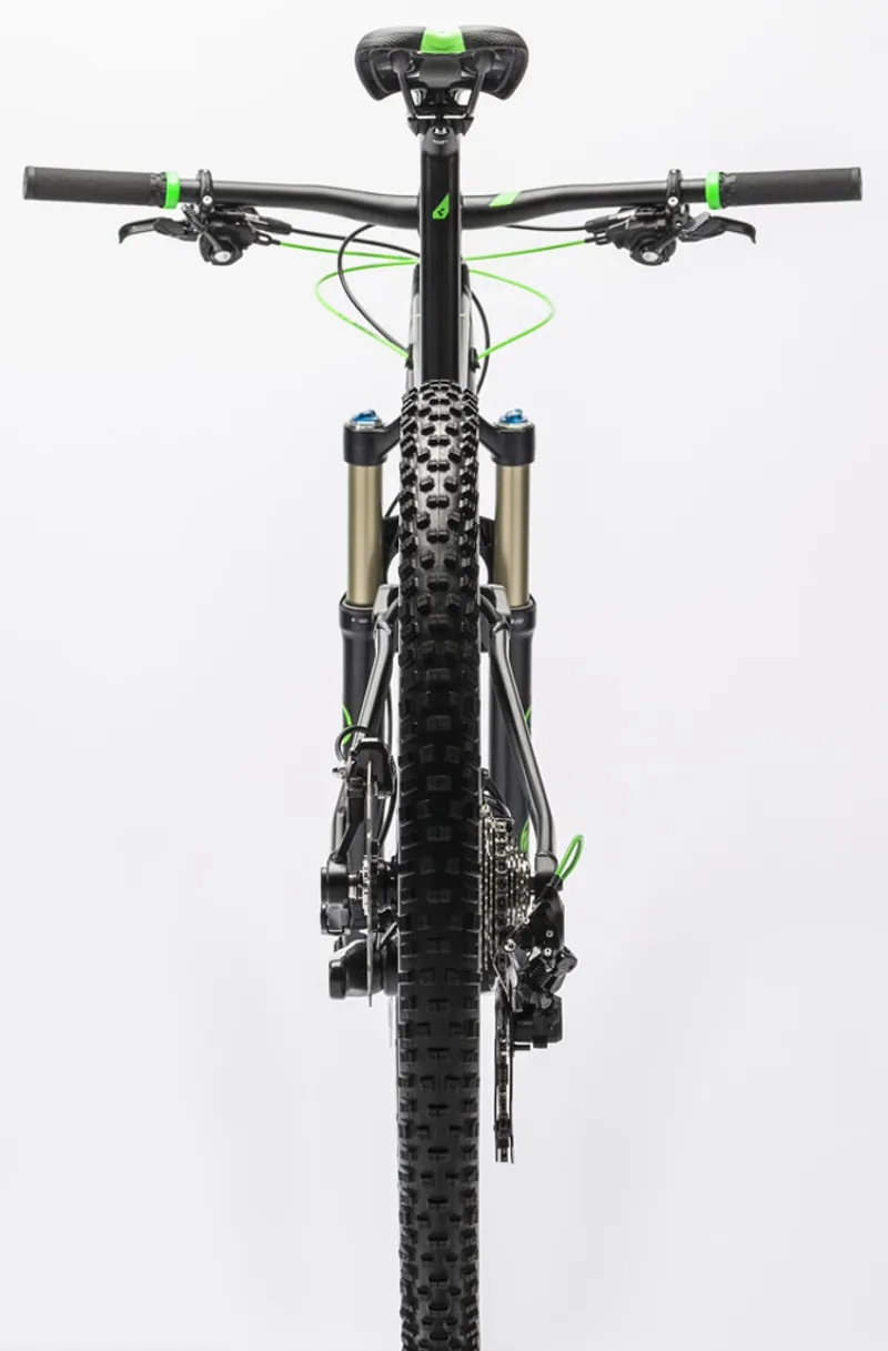 Cube Stereo 120 HPA SL 29er Mountain Bike 2016 Black/Green-3