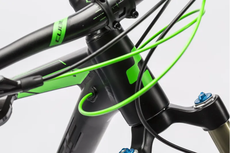 Cube Stereo 120 HPA SL 29er Mountain Bike 2016 Black/Green-4