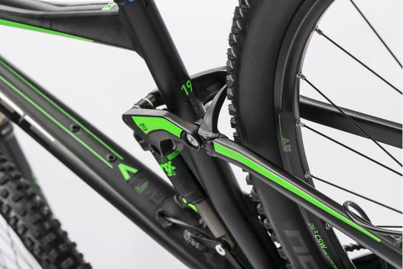 Cube Stereo 120 HPA SL 29er Mountain Bike 2016 Black/Green-2