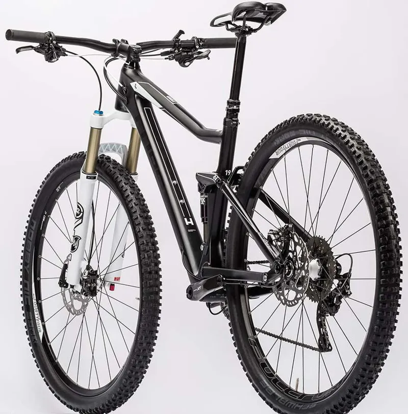 Cube Stereo 120 HPC Race 650b Mountain Bike 2016 Carbon/White-5
