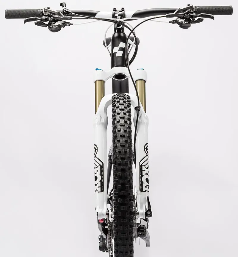 Cube Stereo 120 HPC Race 650b Mountain Bike 2016 Carbon/White-4