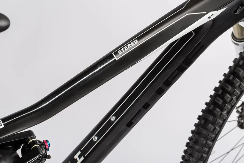 Cube Stereo 120 HPC Race 650b Mountain Bike 2016 Carbon/White-3