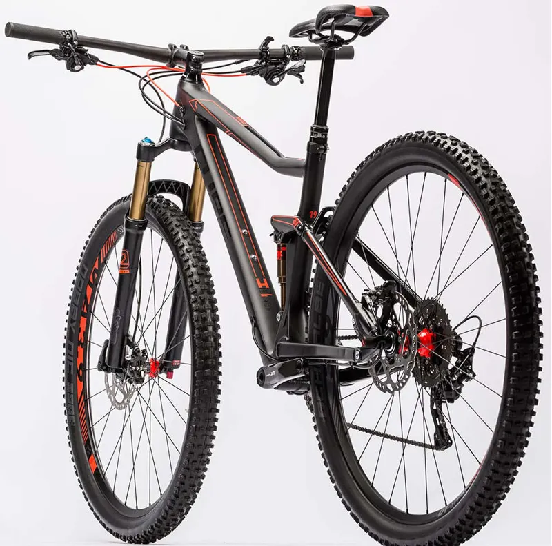Cube Stereo 120 HPC SL 29er Mountain Bike 2016 Carbon/Red-1