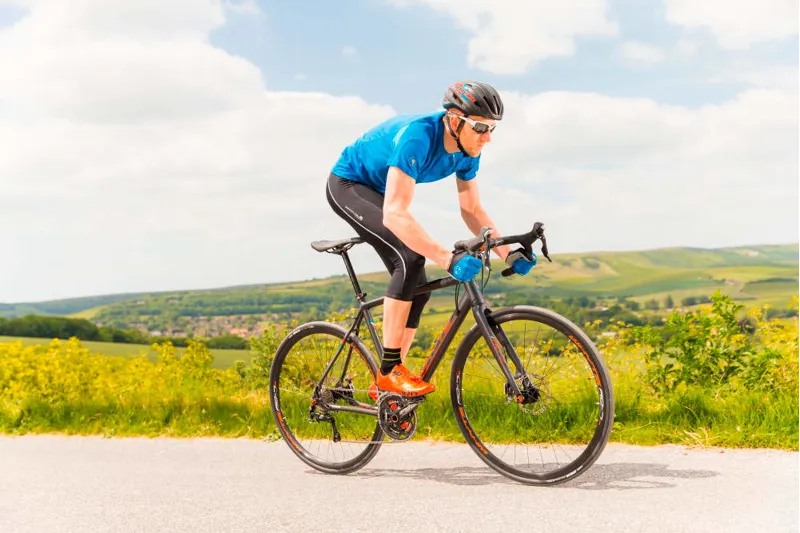 Whyte Suffolk 105 Disc Racing Road Bike 2016 Granite/Orange/Aqua-5