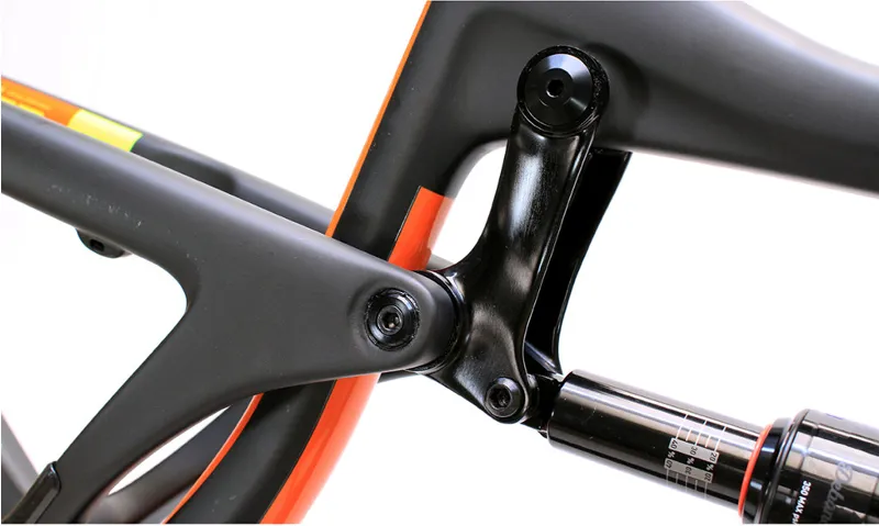 Santa Cruz Nomad Carbon CC Mountain Bike Frame 2016 Matt Black/Yellow-2