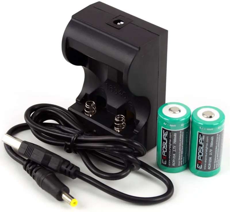 Exposure USB RCR123 Charger UK