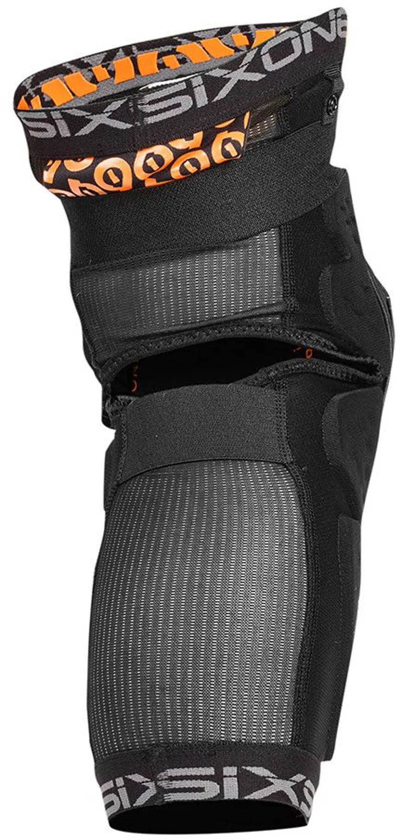 661 Rage Hard Knee Guard Black-1