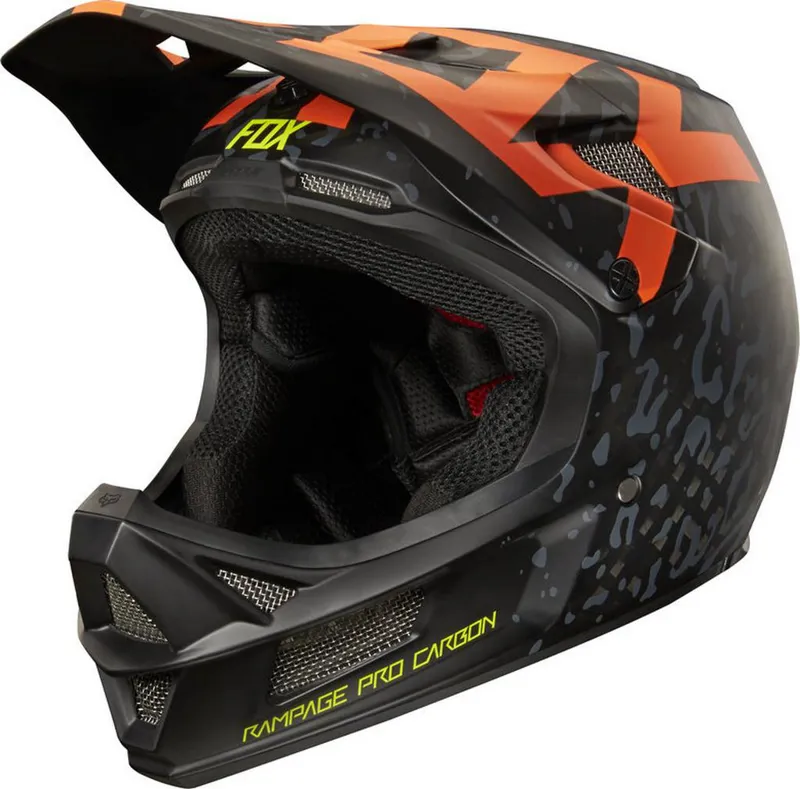 Fox Rampage Pro Carbon Full Face Mips Helmet Cauz Orange