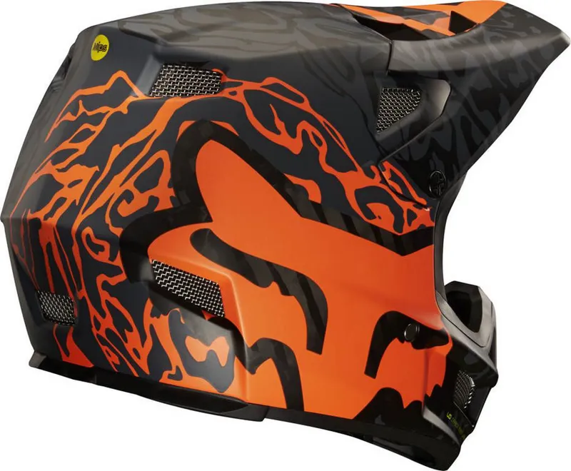 Fox Rampage Pro Carbon Full Face Mips Helmet Cauz Orange-1
