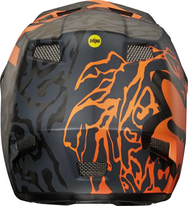 Fox Rampage Pro Carbon Full Face Mips Helmet Cauz Orange-3
