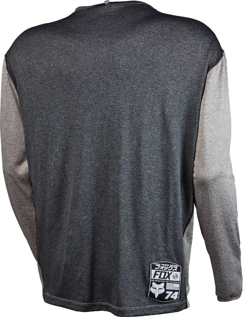 Fox Indicator LS Jersey Heather Graphite-1
