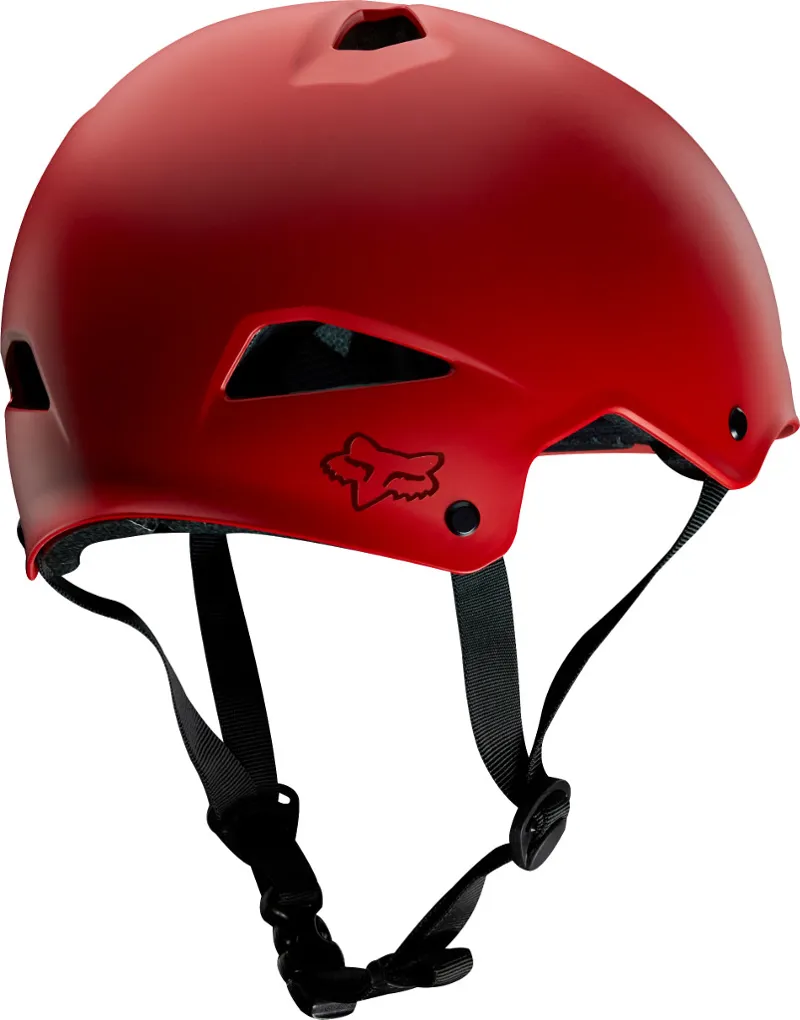 Fox Flight Hardshell Helmet Matt Red-1