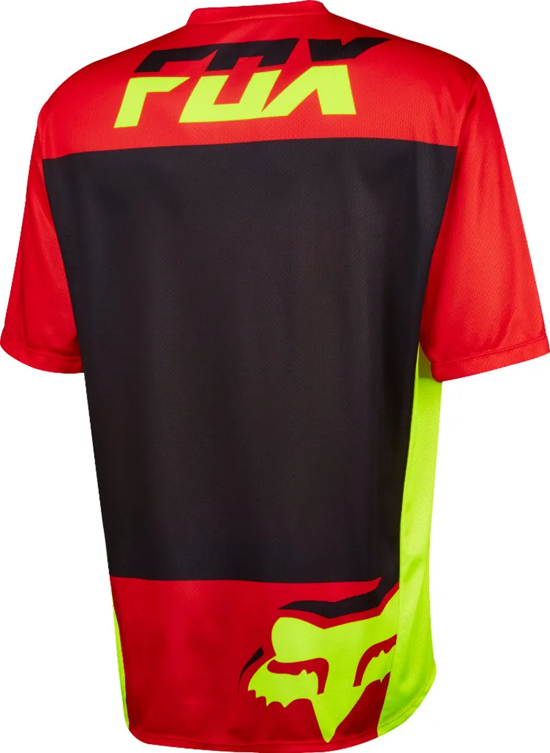 Fox Covert Short Sleeve Jersey Flo Yellow-1