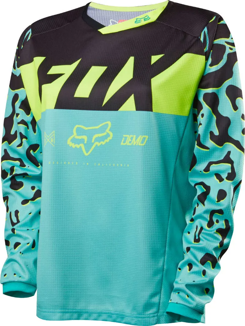 Download Fox Demo DH Long Sleeve Womens Jersey Miami Green