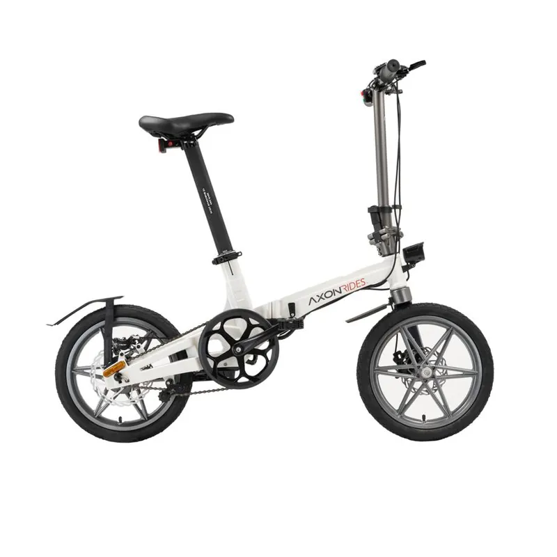 Axon Rides Pro Electric Folding Bike Ivory White