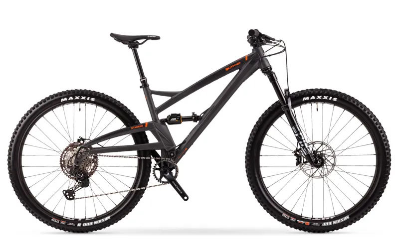 Orange Stage Evo Pro Line Mountain Bike 2022 Matt Charcoal Grey 