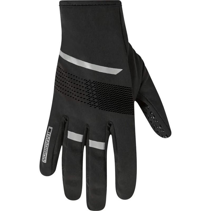 Madison Element Softshell Youth Glove Black/Reflective-1