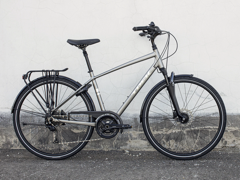 Trek Verve 3 Equipped Hybrid Bike 2021 Gunmetal -1