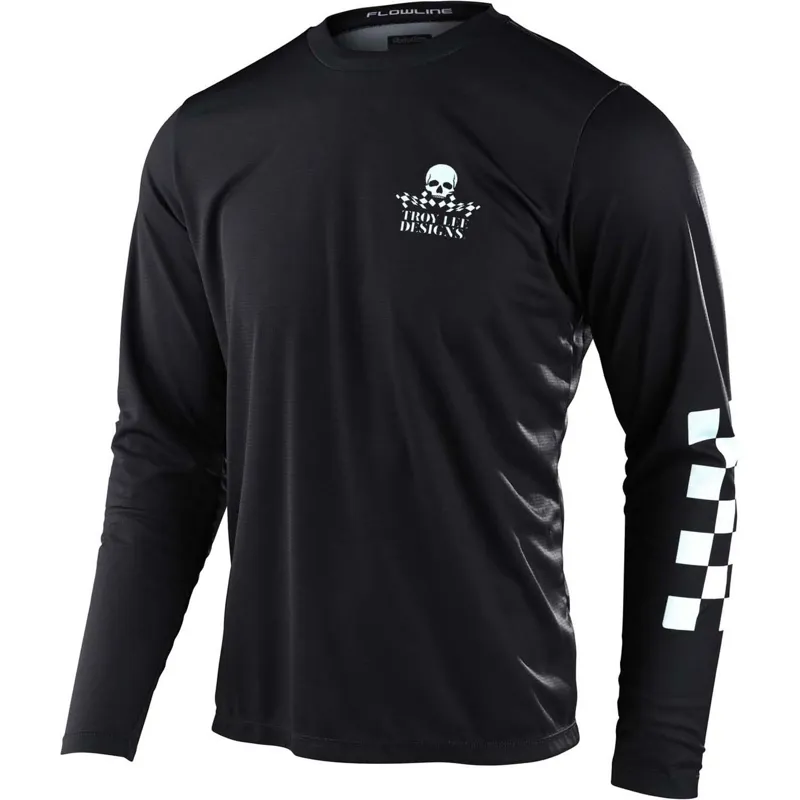Troy Lee Designs Flowline LS MTB Jersey Service Black 