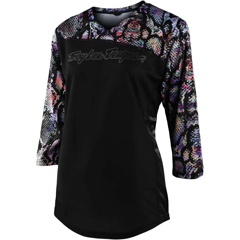 Troy Lee Designs Mischief 3/4 Sleeve Womens MTB Jersey Snake Multi