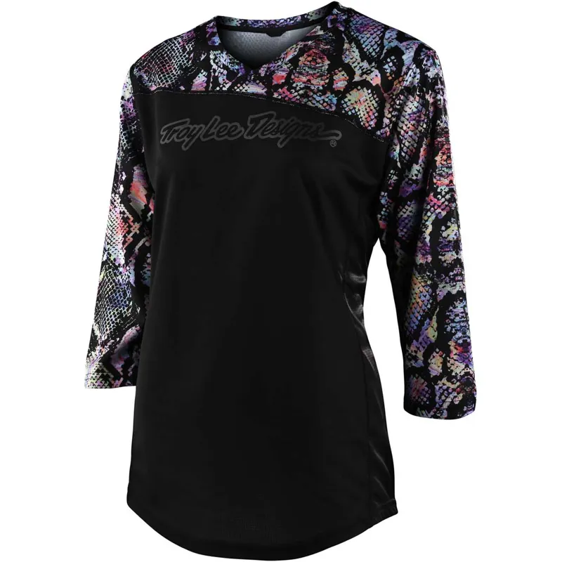 Troy Lee Designs Mischief 3/4 Sleeve Womens MTB Jersey Snake Multi-1