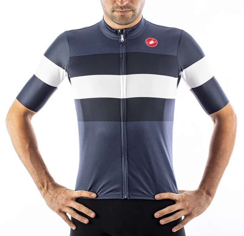 Castelli LaMitica SS Road Jersey Savile Blue-2