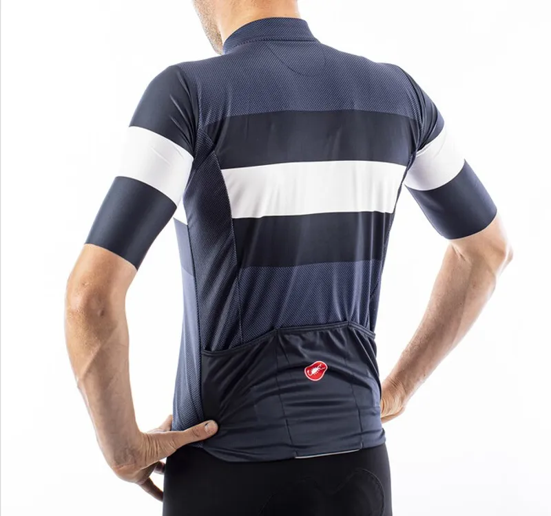 Castelli LaMitica SS Road Jersey Savile Blue-3