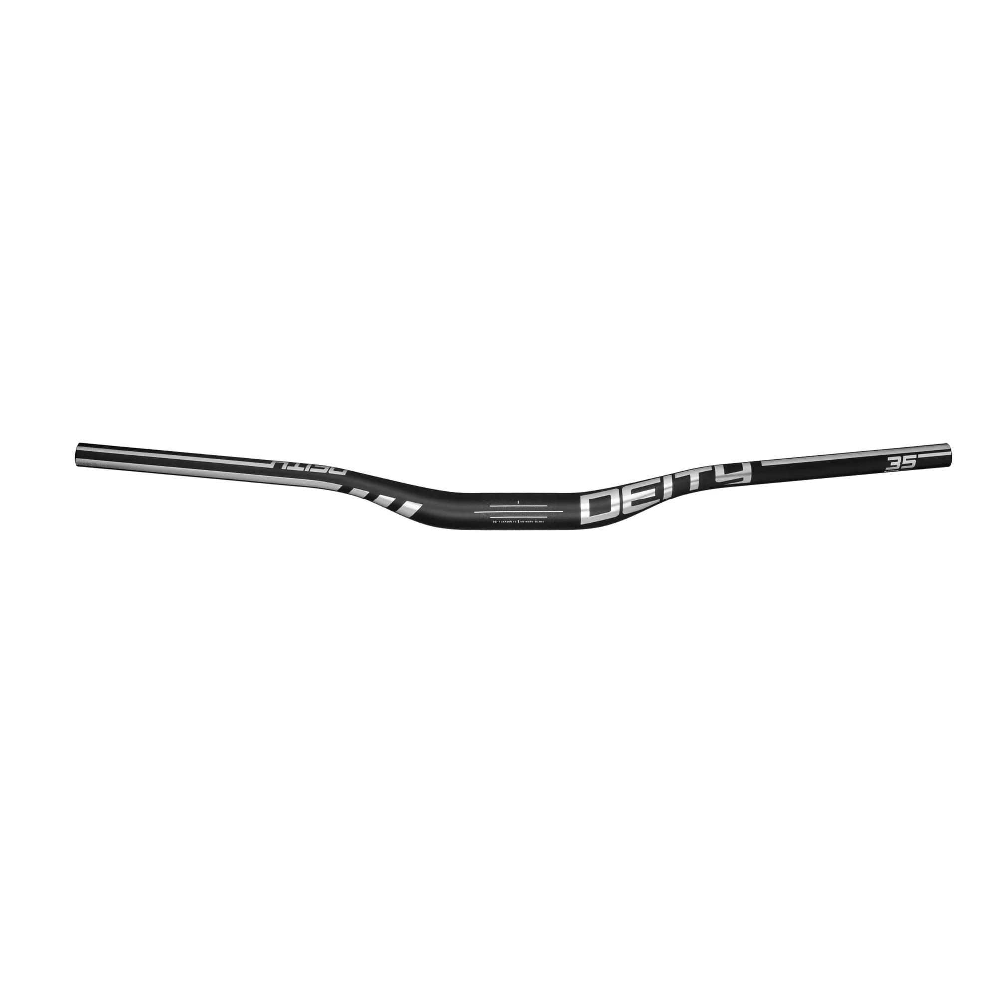Fast Way Handlebar Deity Speedway Carbon Handlebar 35mm Bore 30mm Rise Black/Chrome