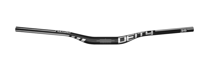 Deity Speedway Carbon Handlebar 35mm Bore 30mm Rise Black/Chrome-1