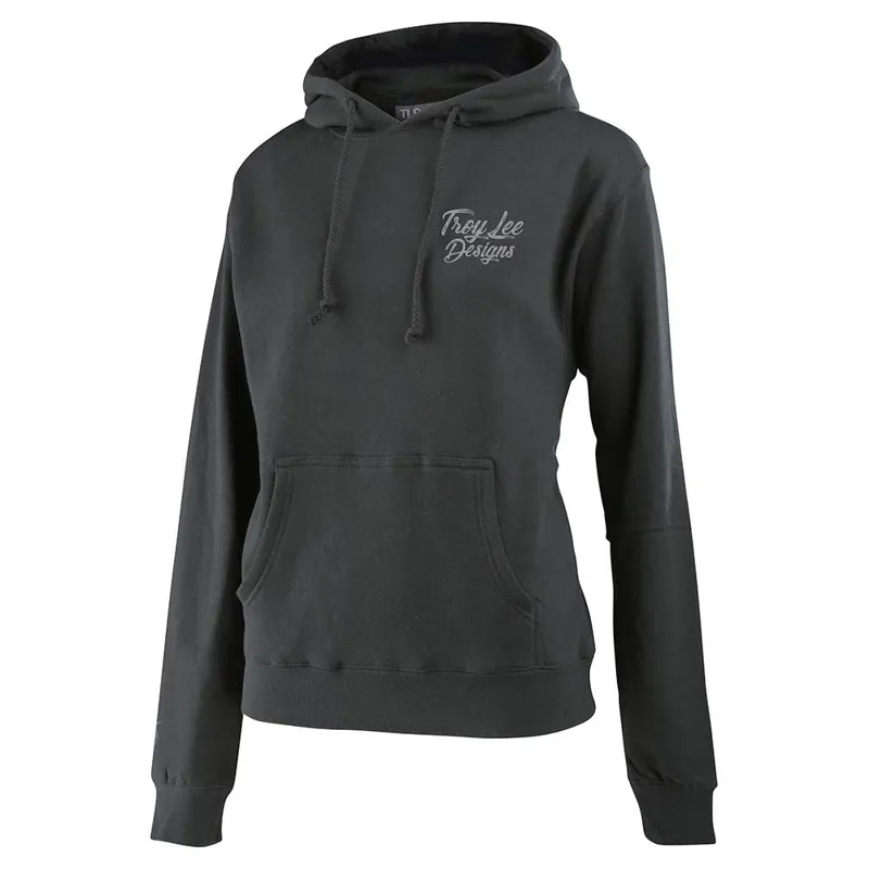 Troy Lee Designs Widow Maker Pullover Womens Hoodie Gunmetal Heather 