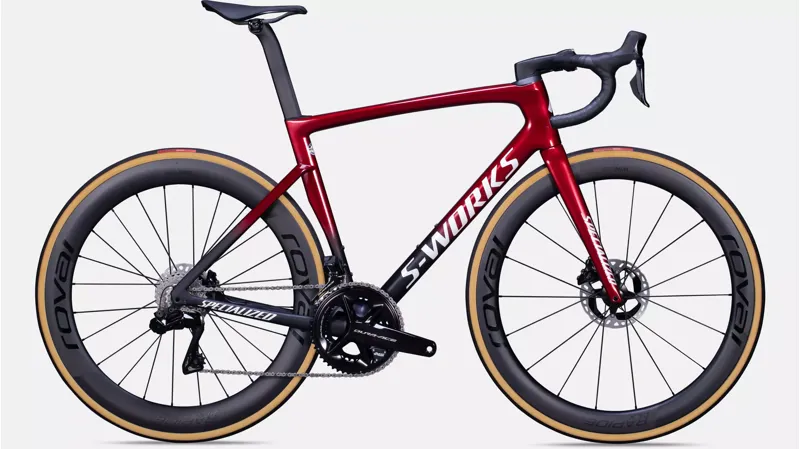 Specialized Sworks Tarmac SL7 Dura Ace Di2 Disc Road Bike Red Tint/BLK