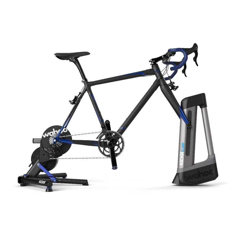 WAHOO KICKR KOM Smart Trainer Bundle w/ KICKR CLIMB Grade Simulator-2