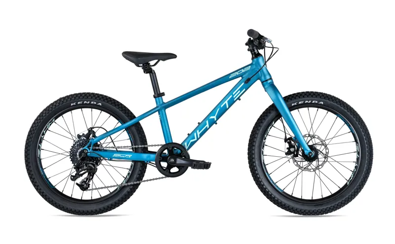 Whyte 202 20in Kids 7spd Mountain Bike 2022 Matt Diesel Mint/Light Blue-1