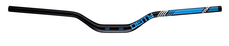 Deity Highside 31.8mm Aluminium MTB Handlebars 760mm 50mm Rise BLUE-1