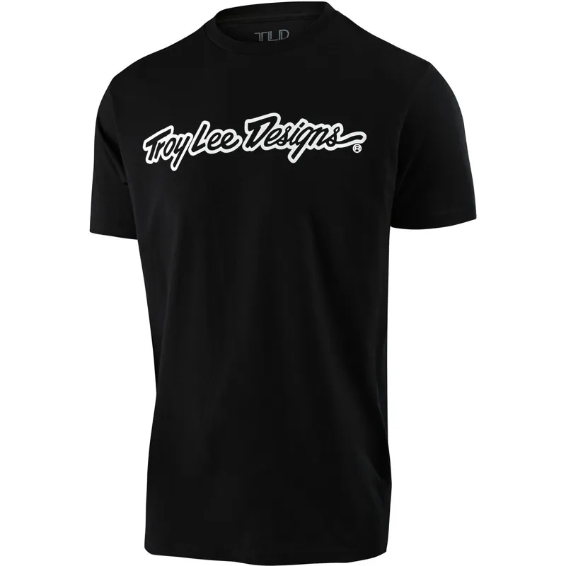 Troy Lee Designs Signature SS Tee Black
