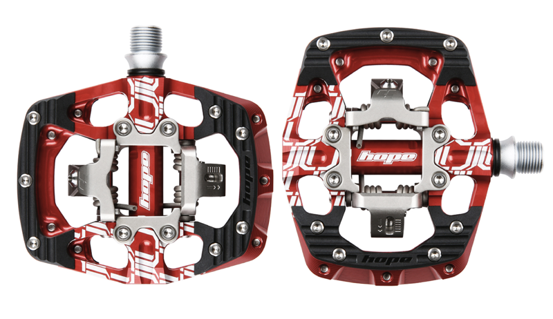 Hope Union Gravity Trail Pedals Red-1