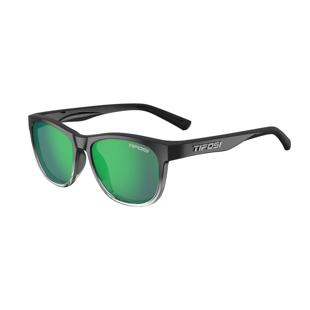 Tifosi Tifosi Swank Single Lens Sunglasses Onyx Fade/ Green Mirror