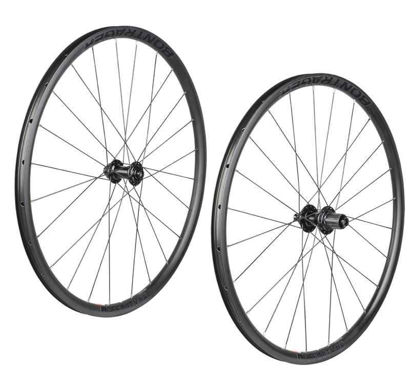 Bontrager Affinity TLR CenterLock Disc 700c Road Wheel 24H Black/Dark Grey-2