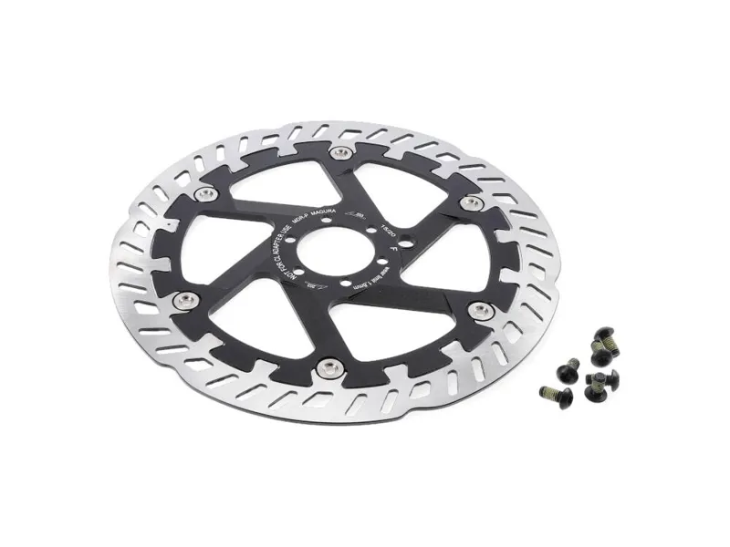 Magura MDR-P Disc Brake Rotor 180mm 6H Bolts Incl. Black/Steel-3