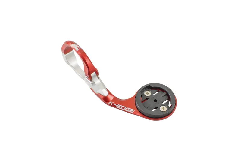 K-Edge Aero Race GPS 31.8mm Mount for Garmin Edge Anodised Red-1